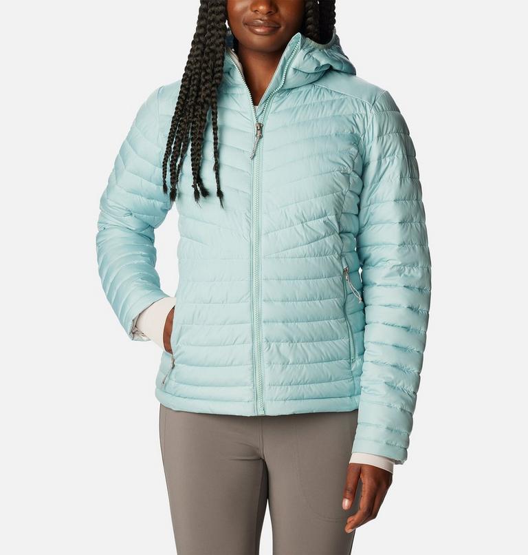 W Slope Edge Hooded Jacket | 321 | XXL, Color: Aqua Haze, image 1
