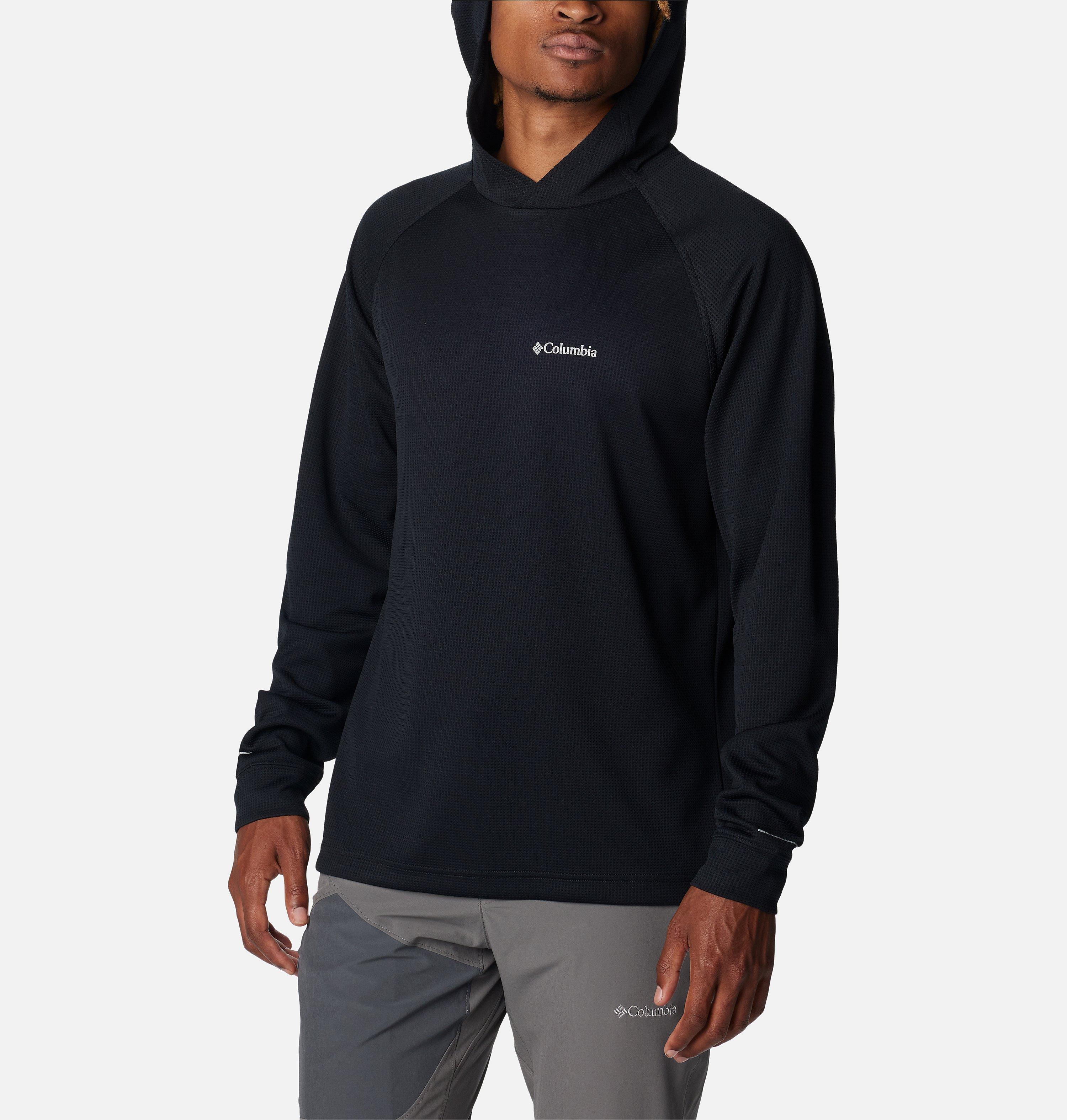 Men's Black Mesa Waffle Knit Hoodie 6