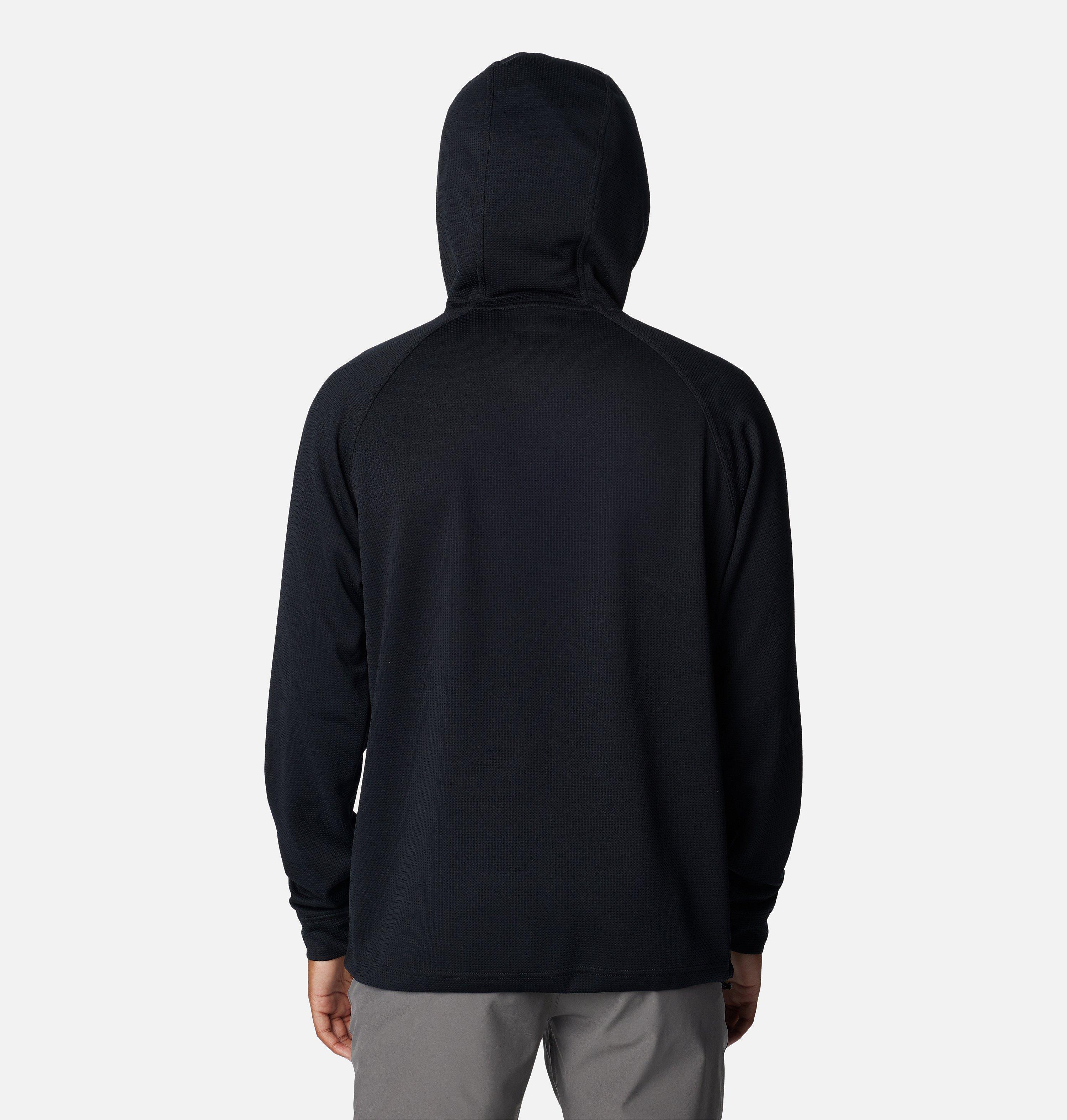 Men's Black Mesa Waffle Knit Hoodie 2