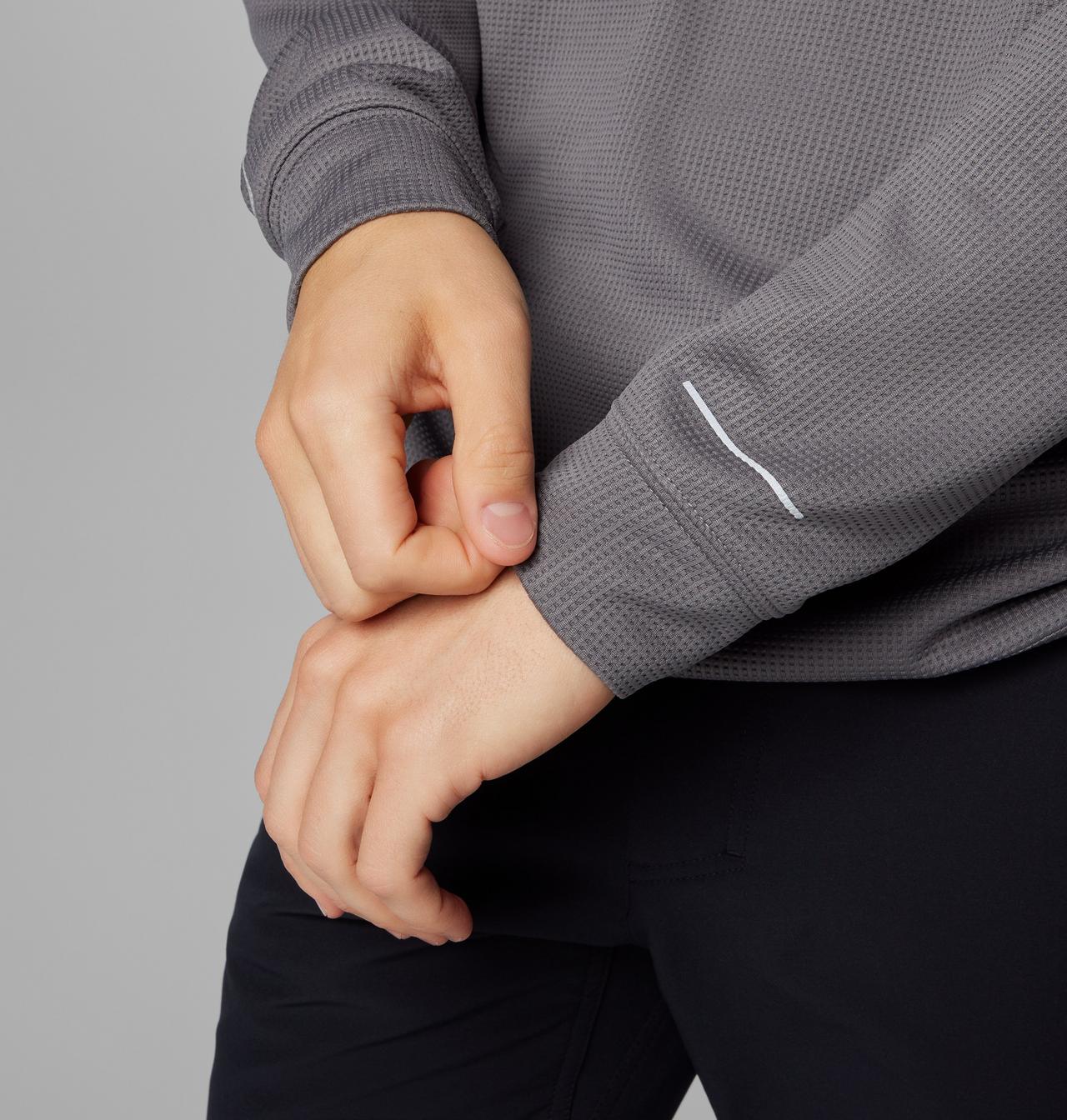 Men's Black Mesa™ Waffle Knit Hoodie 8