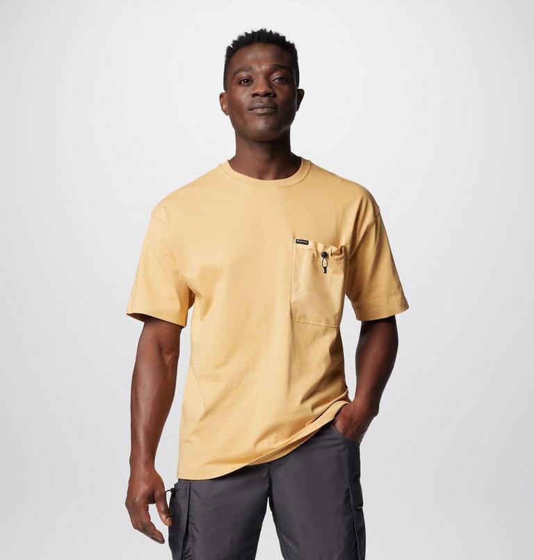 Men's Landroamer Pocket T-Shirt, Color: Light Camel, image 1