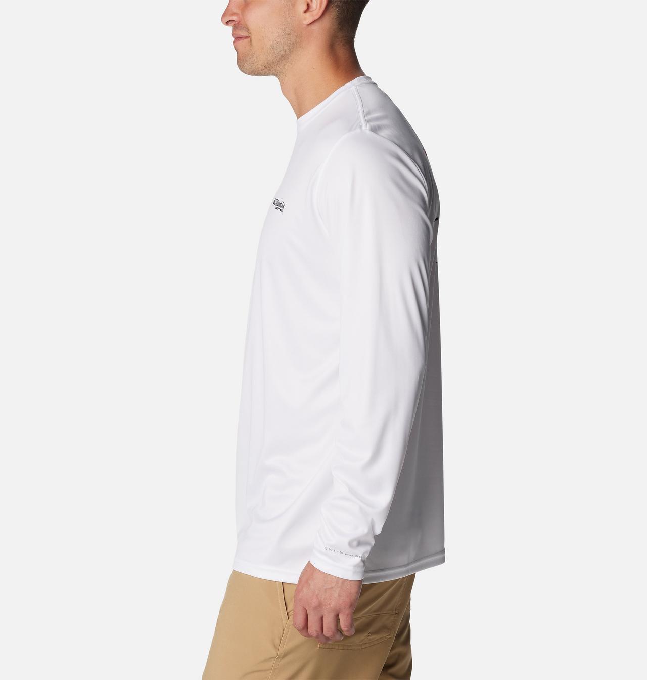 Men's PFG Terminal Tackle™ Fins and Stripes Long Sleeve Shirt | 100 | S 3
