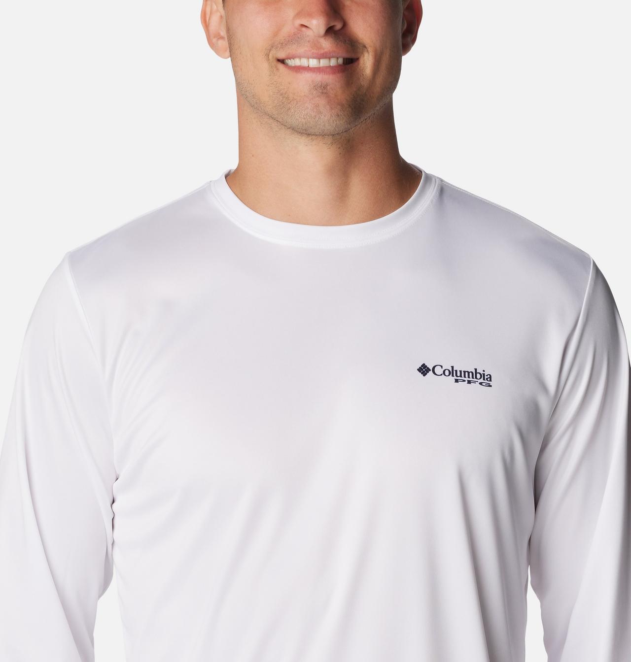 Men's PFG Terminal Tackle™ Fins and Stripes Long Sleeve Shirt | 100 | S 4
