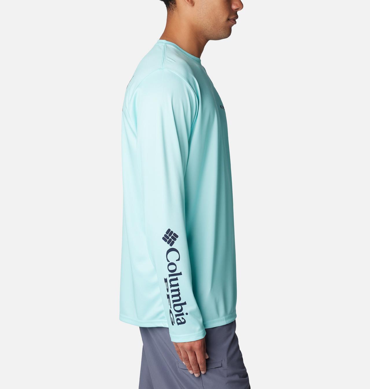 Men's PFG Terminal Tackle™ Fins and Stripes Long Sleeve Shirt 3