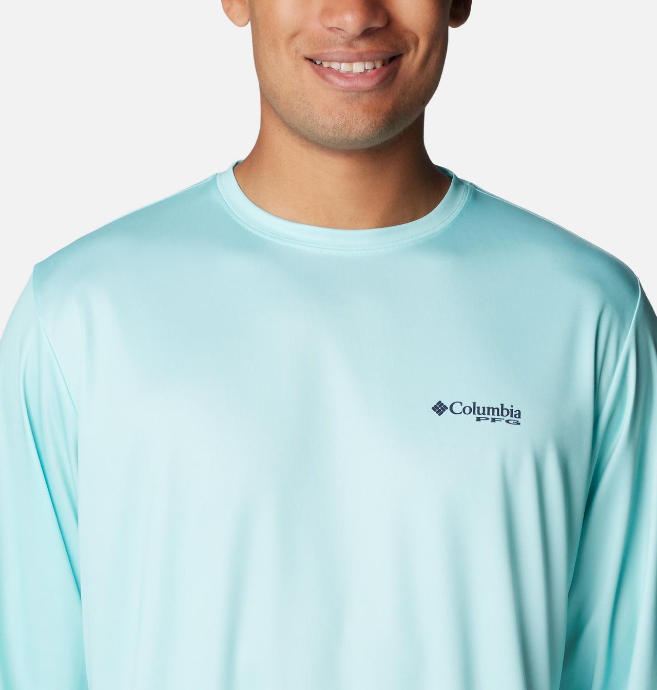 Men's PFG Terminal Tackle™ Fins and Stripes Long Sleeve Shirt 4