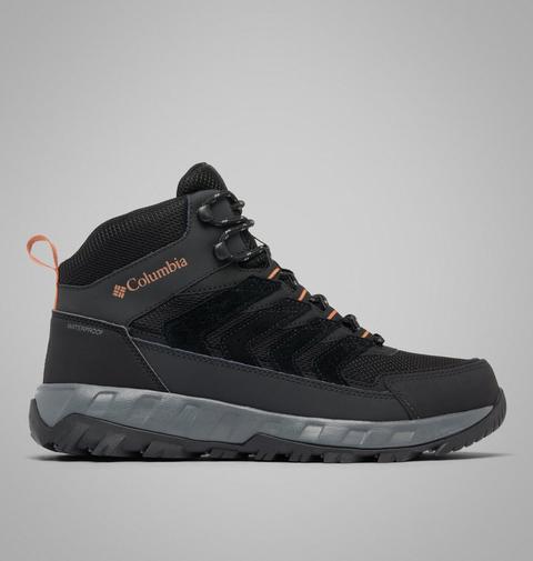 Мужские ботинки Columbia Strata Trail Mid Waterproof Boot, цвет: Чёрный
