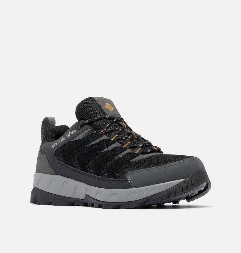 Men's Strata Trail Waterproof Walking Shoe, Color: Black, Elk, image 3