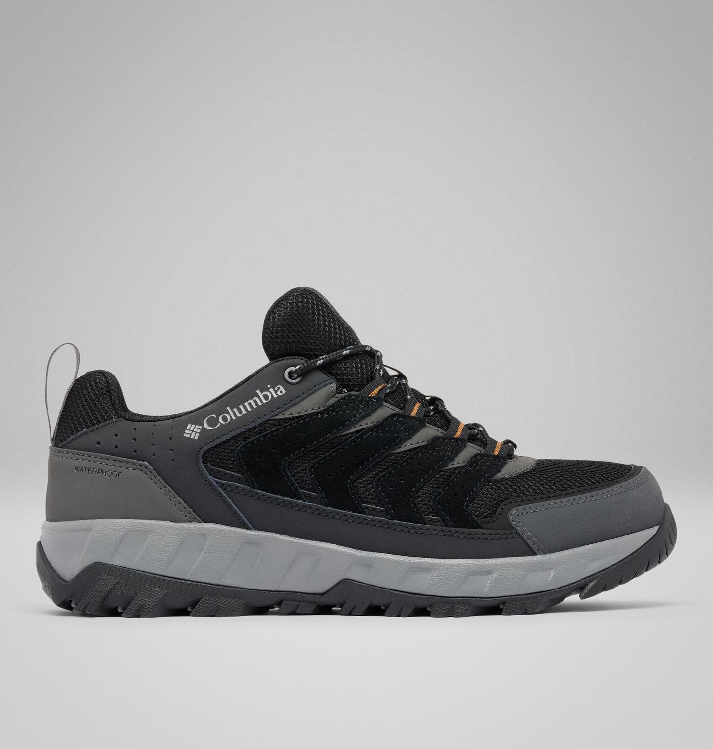 Обувь Columbia Men's Strata Trail Low Waterproof Shoe, цвет: Чёрный — фото 1