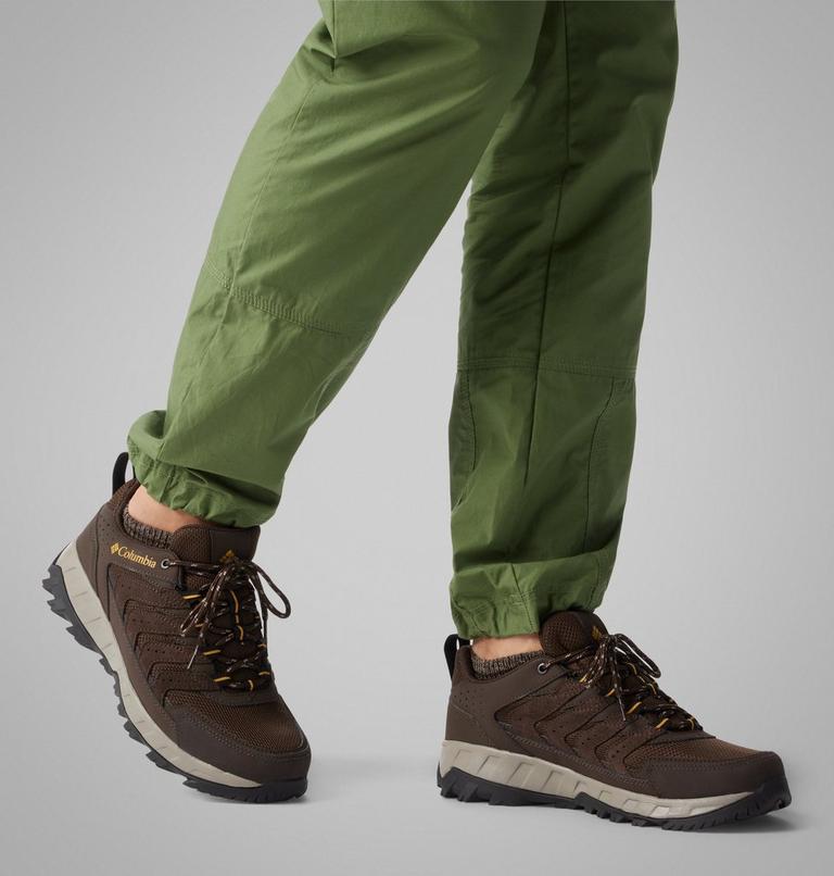 Men's Strata Trail Waterproof Walking Shoe, Color: Cordovan, Golden Yellow, image 10