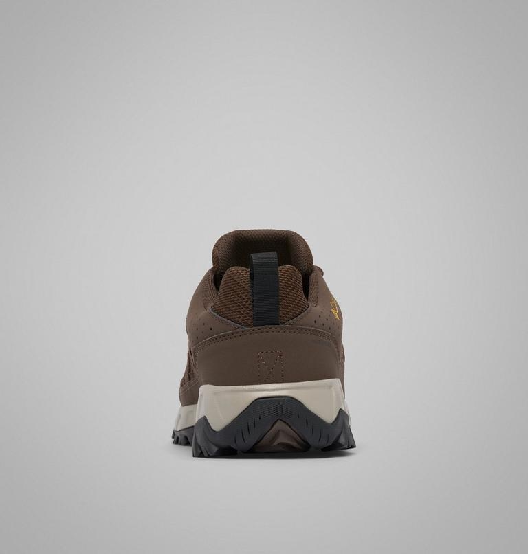 Men's Strata Trail Waterproof Walking Shoe, Color: Cordovan, Golden Yellow, image 2