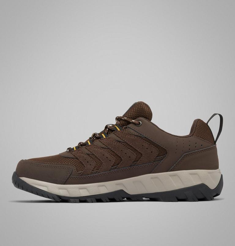 Men's Strata Trail Waterproof Walking Shoe, Color: Cordovan, Golden Yellow, image 6