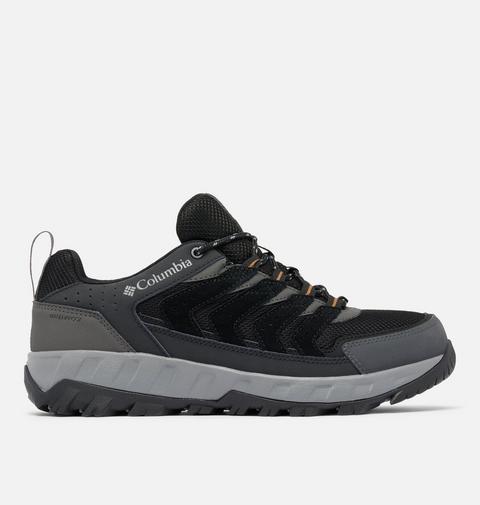 Обувь Columbia Men's Strata Trail Low Waterproof Shoe - Wide, цвет: Чёрный