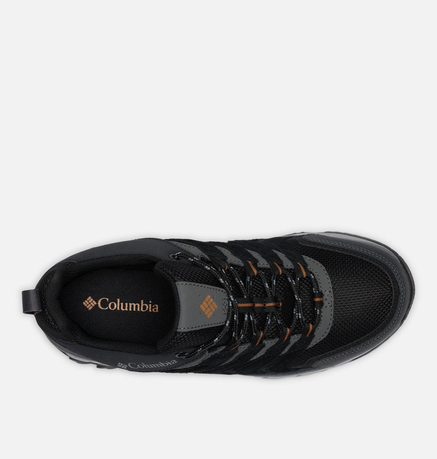 Обувь Columbia Men's Strata Trail Low Waterproof Shoe - Wide, цвет: Чёрный — фото 4