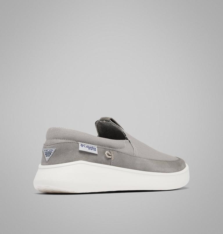 Men's Boatside PFG Slip-On Shoe, Color: Ti Titanium, Ancient Fossil, image 9