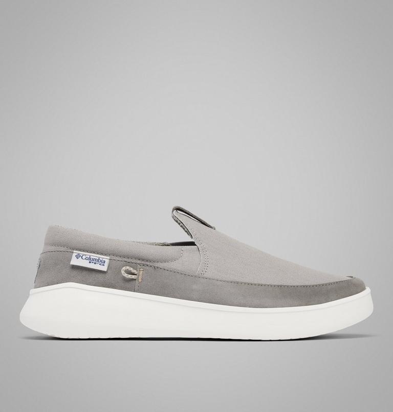 Men's Boatside PFG Slip-On Shoe, Color: Ti Titanium, Ancient Fossil, image 1
