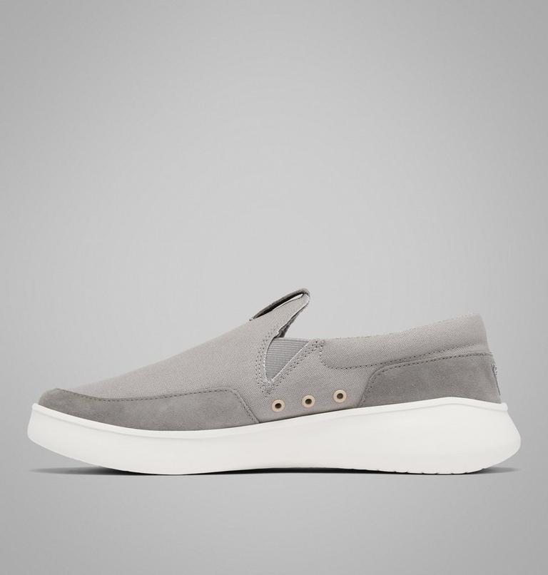 Men's Boatside PFG Slip-On Shoe, Color: Ti Titanium, Ancient Fossil, image 6