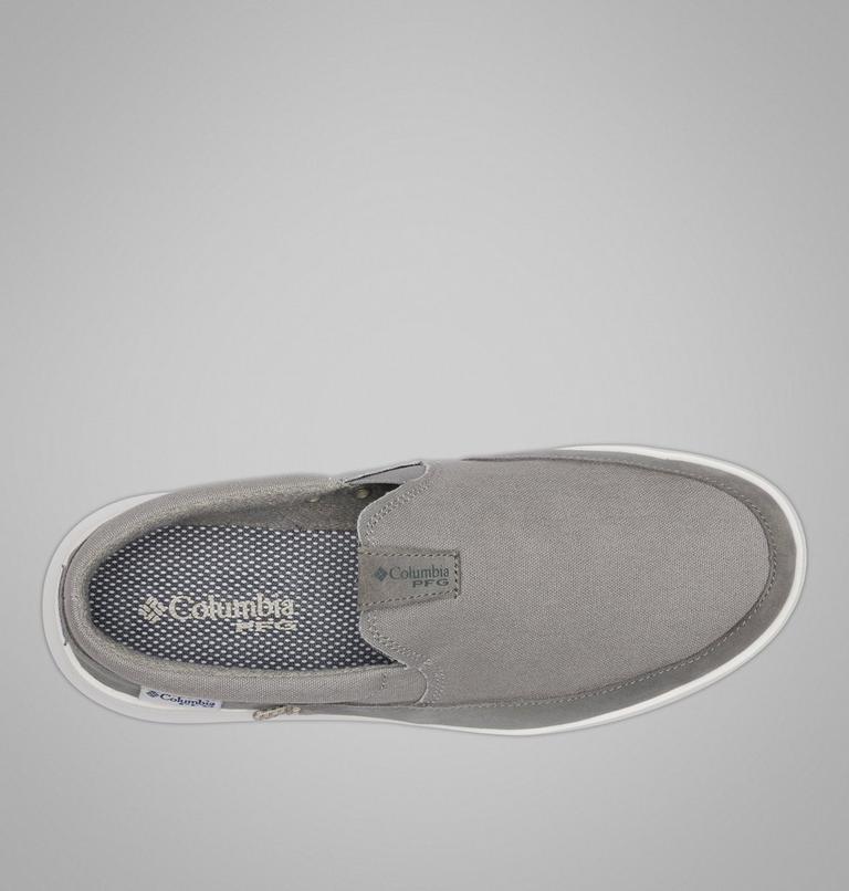 Men's Boatside PFG Slip-On Shoe, Color: Ti Titanium, Ancient Fossil, image 4