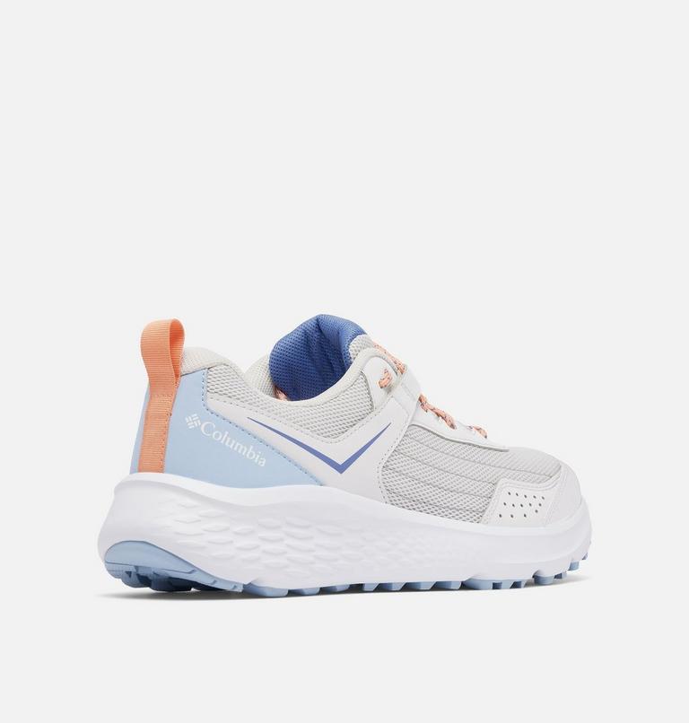 Women's Vertisol Trail Hiking Shoe, Color: Silver Grey, Apricot Fizz, image 9