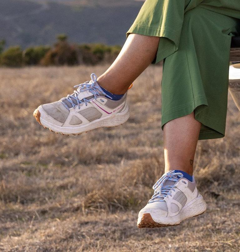 Women's Vertisol Trail Hiking Shoe, Color: Silver Grey, Apricot Fizz, image 12