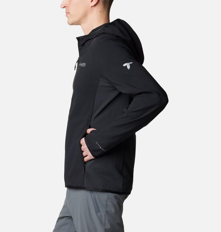 Mens' Spectre Ridge Hooded Tech Fleece, Color: Black, image 3