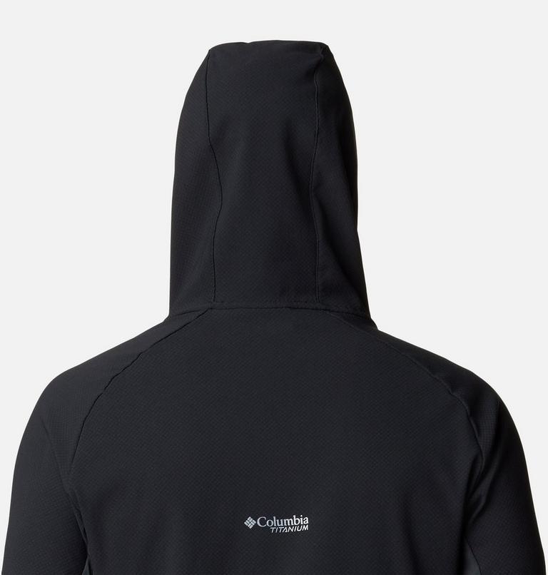 Mens' Spectre Ridge Hooded Tech Fleece, Color: Black, image 5