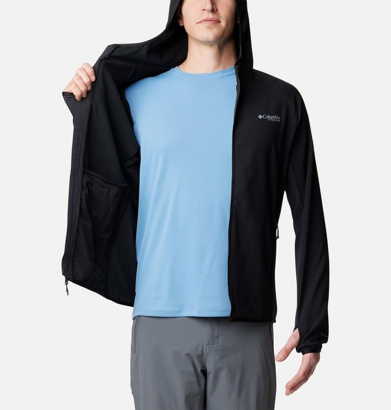 Mens' Spectre Ridge Hooded Tech Fleece, Color: Black, image 6