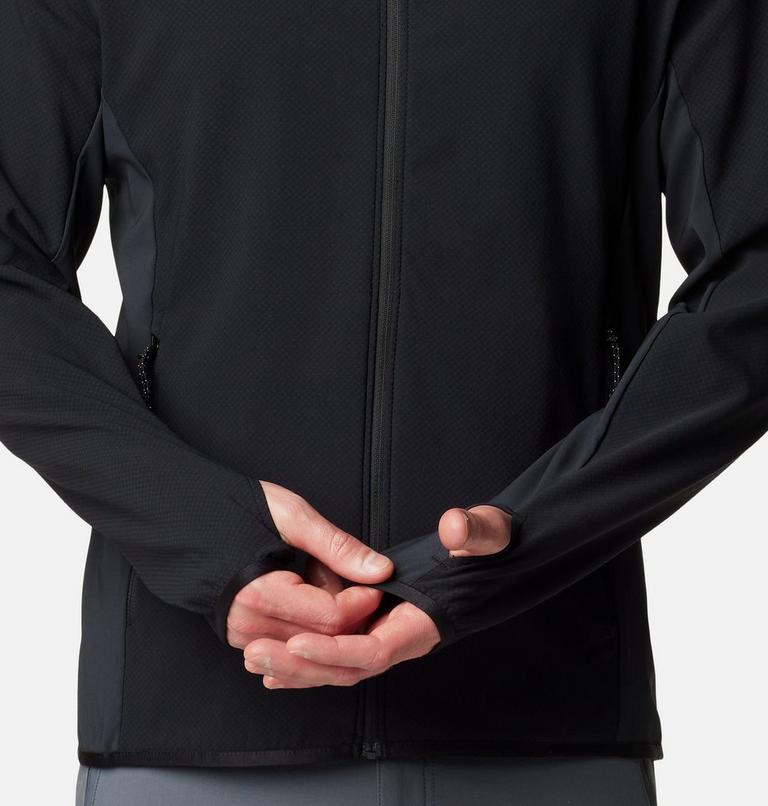 Mens' Spectre Ridge Hooded Tech Fleece, Color: Black, image 7