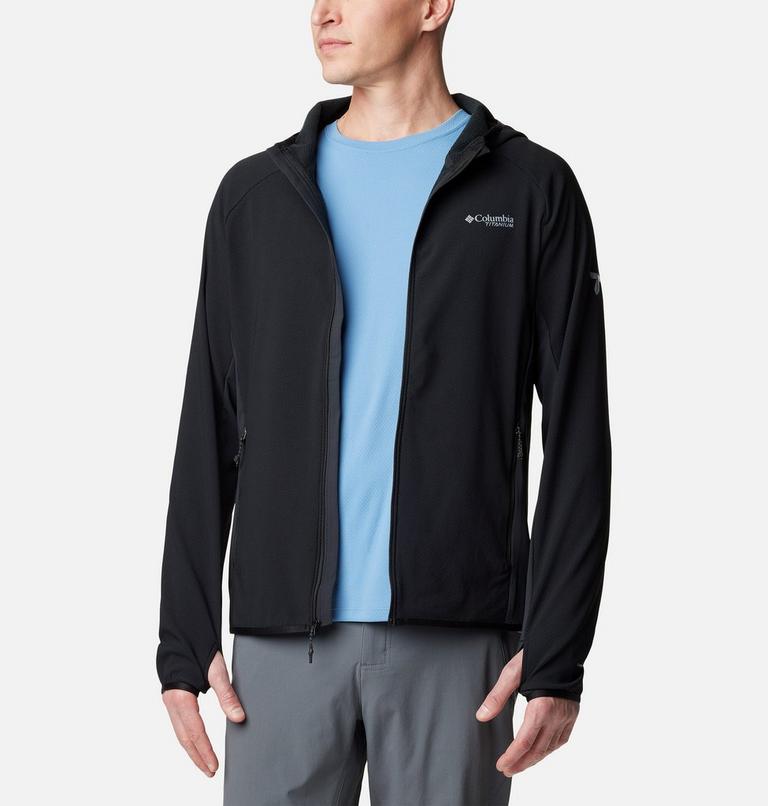 Mens' Spectre Ridge Hooded Tech Fleece, Color: Black, image 8