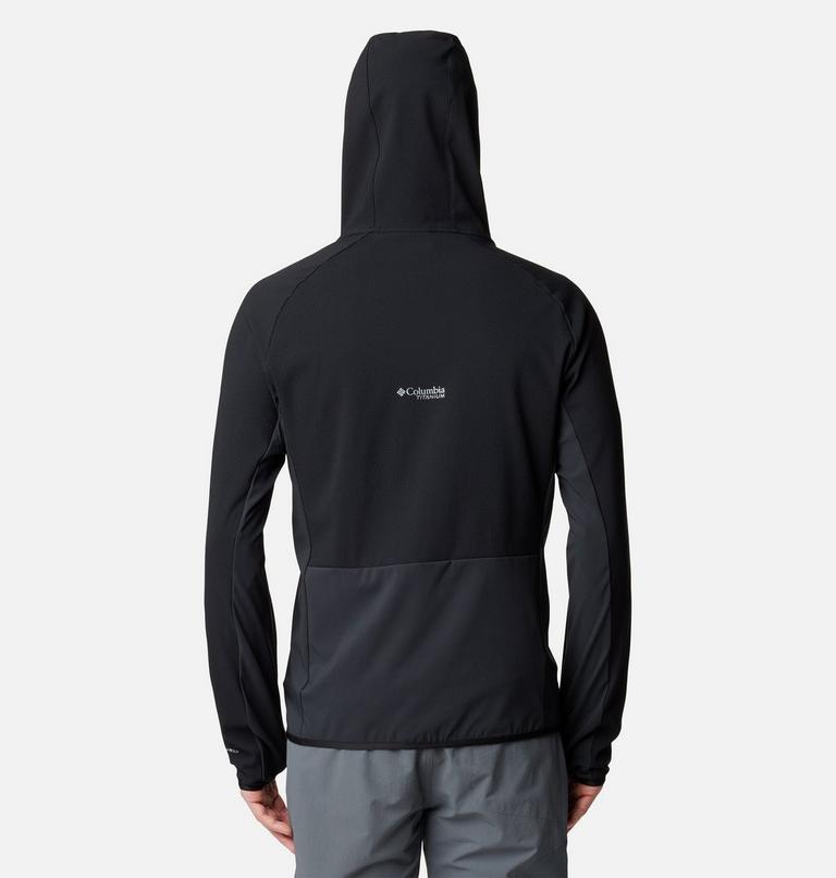 Mens' Spectre Ridge Hooded Tech Fleece, Color: Black, image 2