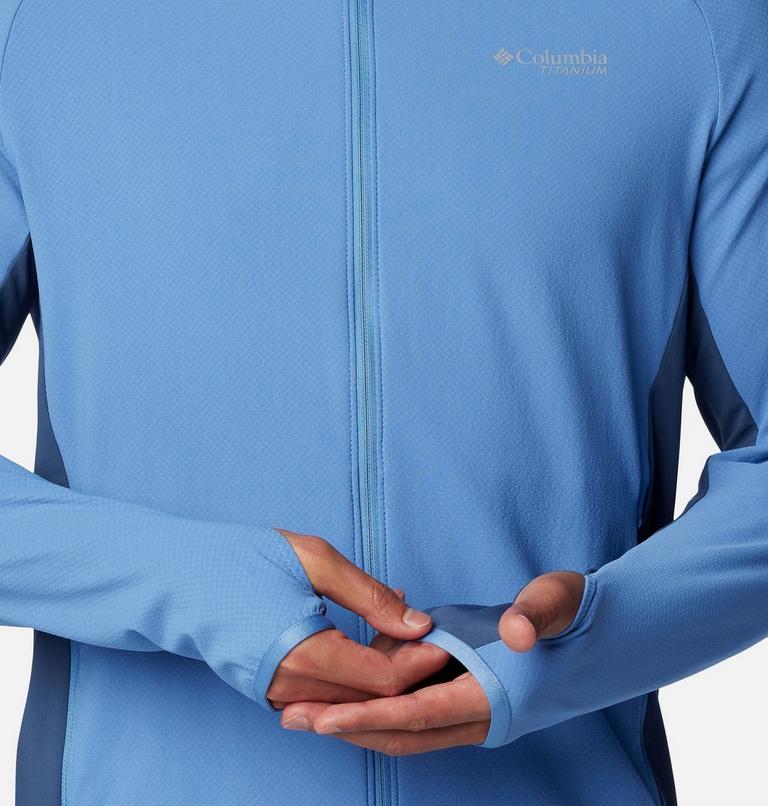 Mens' Spectre Ridge Hooded Tech Fleece, Color: Skyler, Dark Mountain, image 7