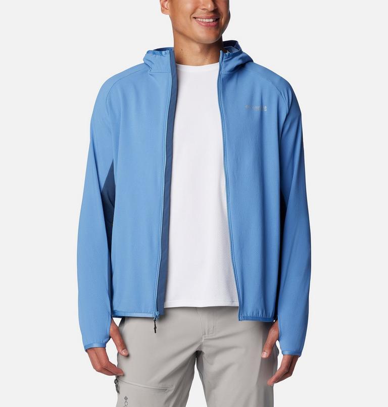 Mens' Spectre Ridge Hooded Tech Fleece, Color: Skyler, Dark Mountain, image 8