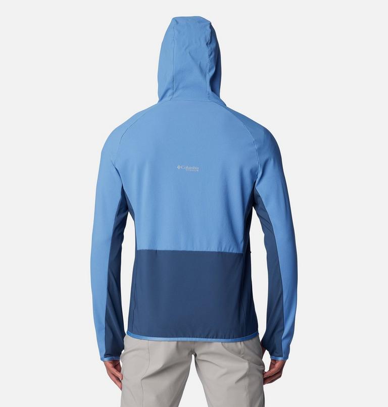 Mens' Spectre Ridge Hooded Tech Fleece, Color: Skyler, Dark Mountain, image 2