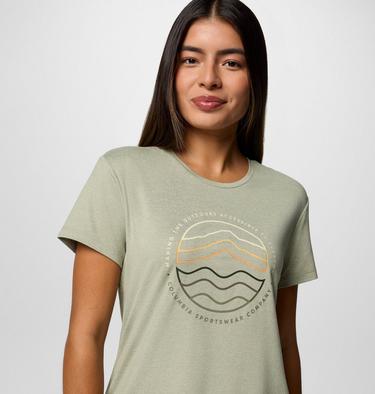 T-shirt tecnica stampata Sloan Ridge da donna, Color: Safari, Find Your Trail, image 24