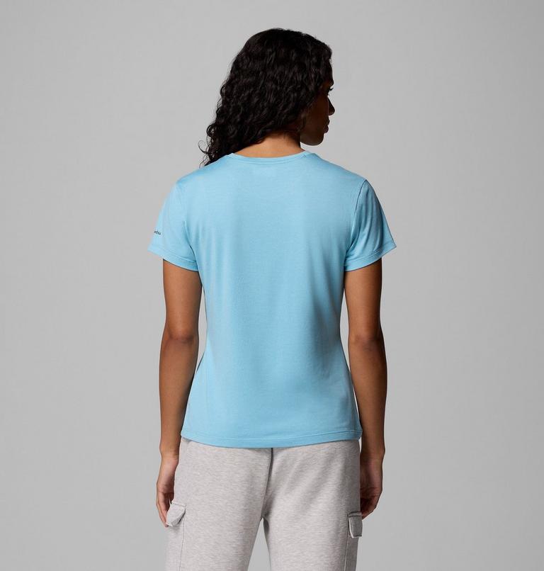 Sloan Ridge Graphic SS Tee, Color: Vintage Blue, Linear Landscape, image 3