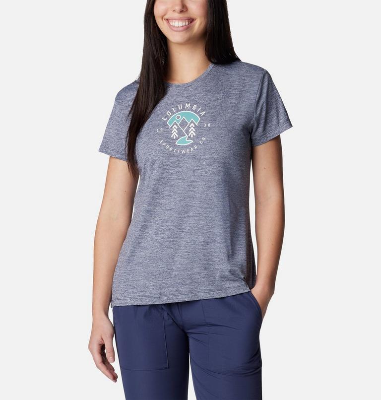 Sloan Ridge Graphic SS Tee, Color: Nocturnal Heather, Naturally Boundless, image 1