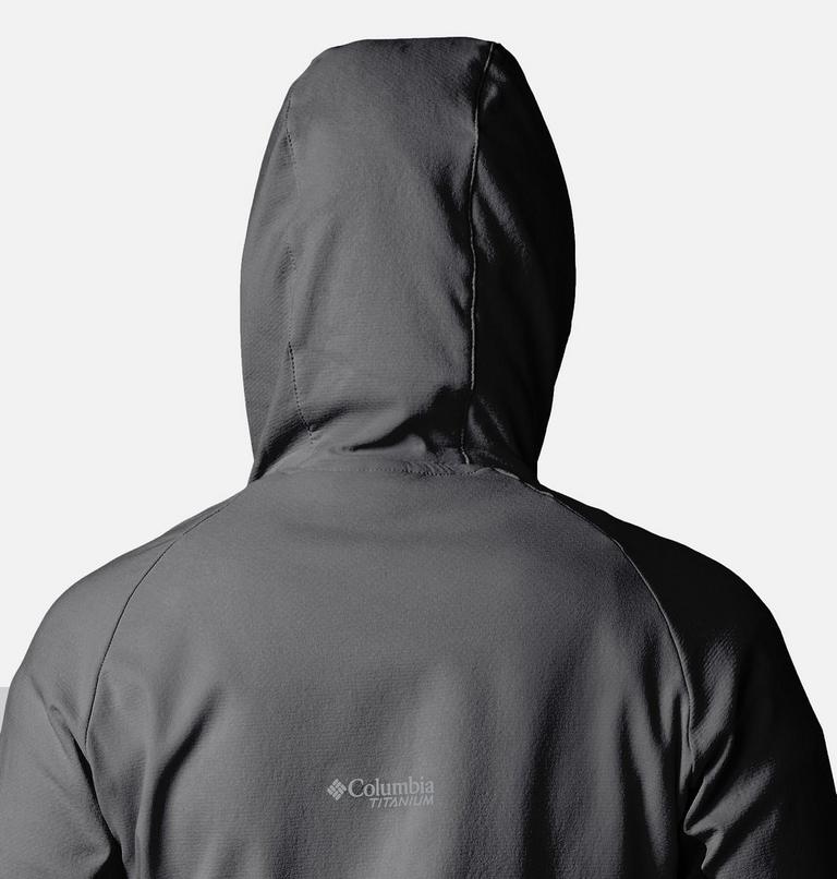 Women's Spectre Ridge Hooded Technical Fleece, Color: Black, image 6