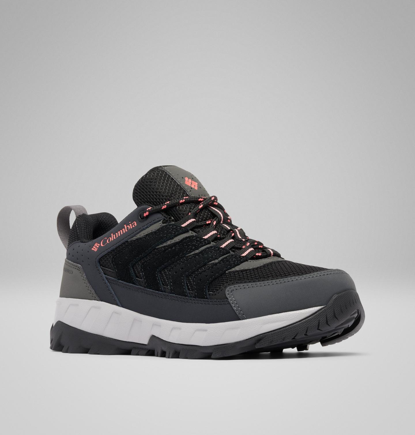 Обувь Columbia Women's Strata Trail Low Waterproof, цвет: Чёрный — фото 3