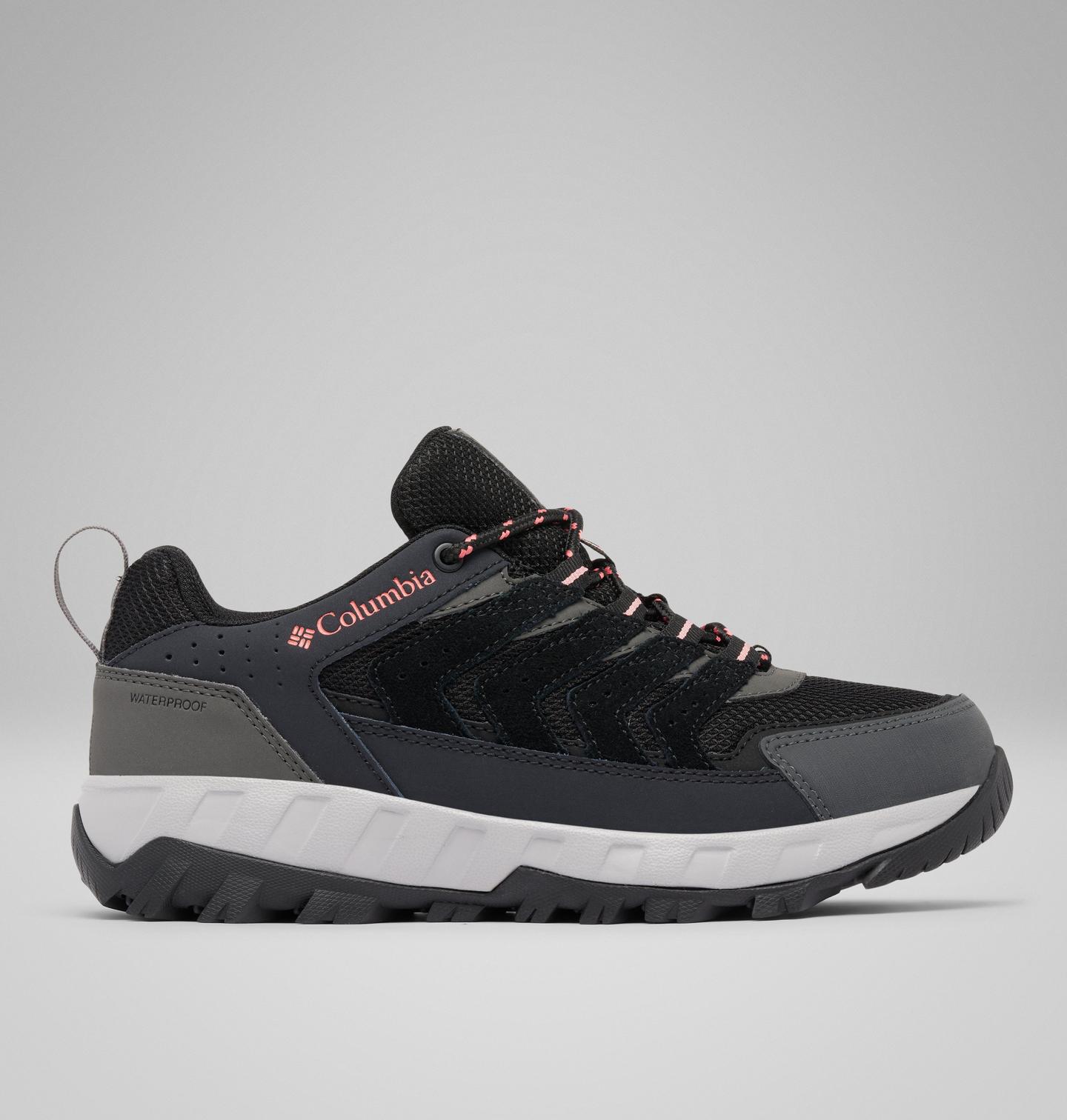 Обувь Columbia Women's Strata Trail Low Waterproof, цвет: Чёрный — фото 1