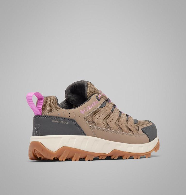 Zapatillas impermeables para caminar Strata Trail para mujer, Color: Wet Sand, Berry Patch, image 9