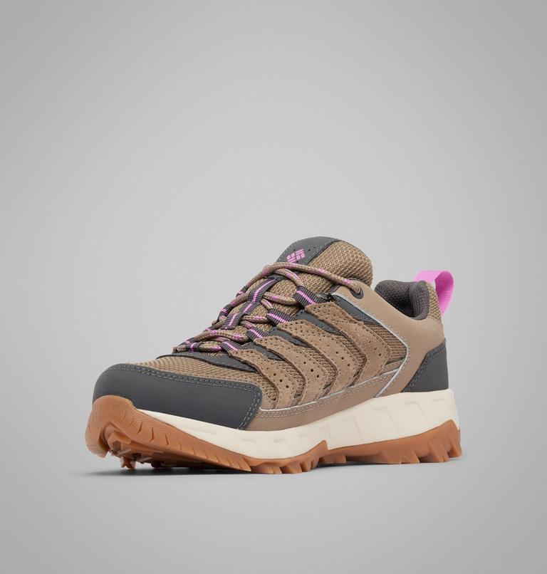 Zapatillas impermeables para caminar Strata Trail para mujer, Color: Wet Sand, Berry Patch, image 7