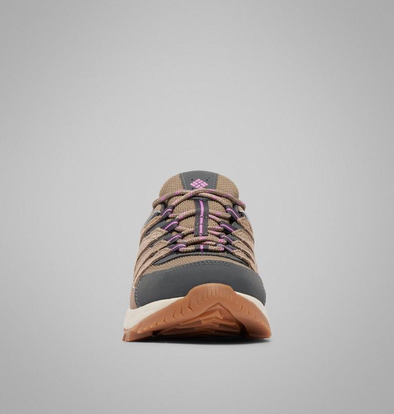 Zapatillas impermeables para caminar Strata Trail para mujer, Color: Wet Sand, Berry Patch, image 8