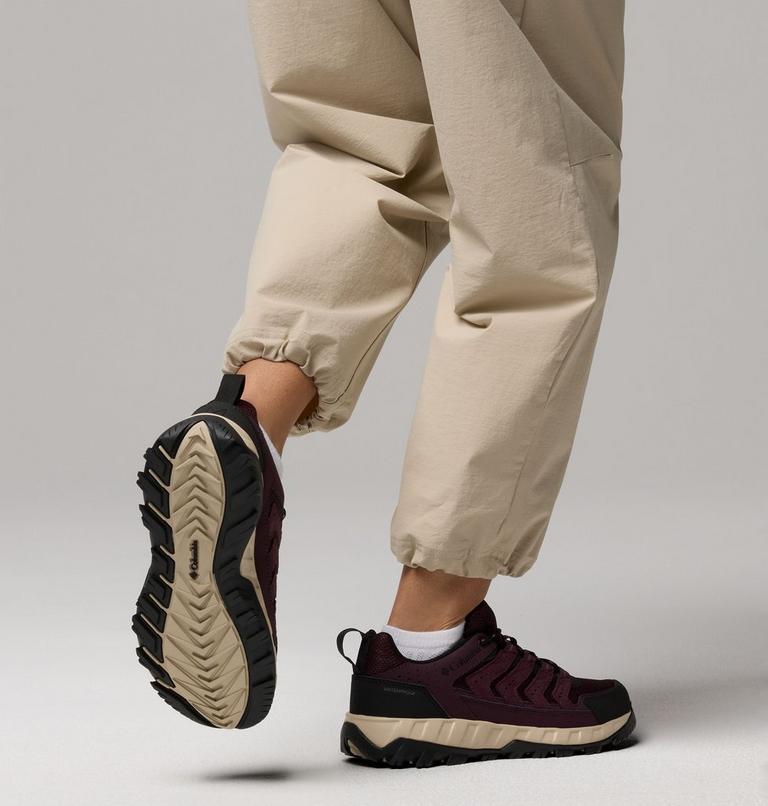 Women's Strata Trail Waterproof Walking Shoe, Color: Moonvista, Antique Mauve, image 10