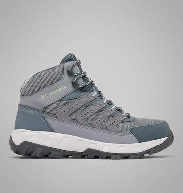 Women's Strata Trail Mid Waterproof Walking Shoe, Color: Ti Grey Steel, Sage Leaf, image 13