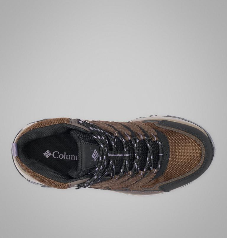 Women's Strata Trail Mid Waterproof Walking Shoe, Color: Cordovan, Granite Purple, image 4