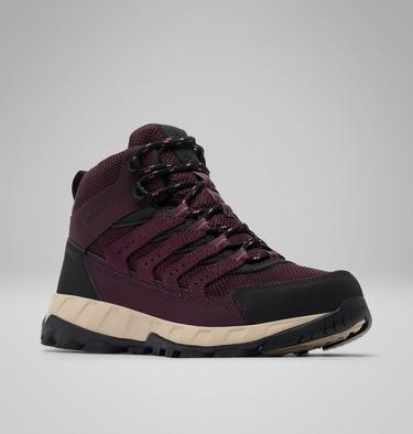 Women's Strata Trail Mid Waterproof Walking Shoe, Color: Moonvista, Antique Mauve, image 3
