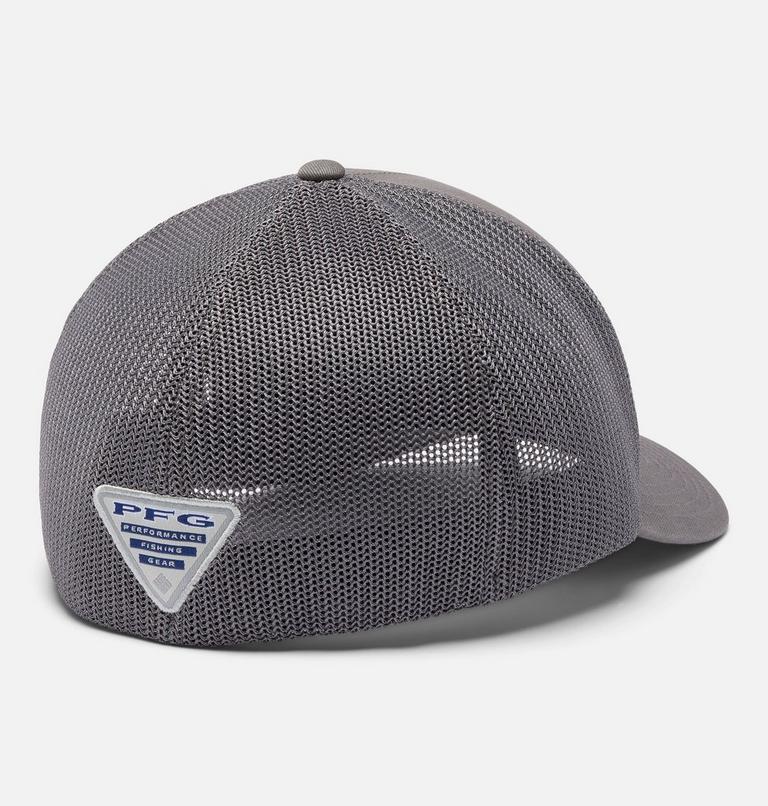 Gorra unisex de malla PFG Patch, Color: City Grey, Sunset Fish, image 2