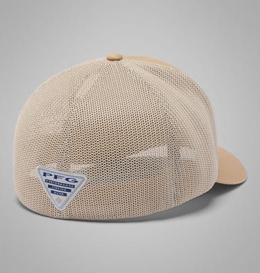 Unisex PFG Patch Mesh Cap, Color: Beach, Fossil, Big Badge Bass, image 10