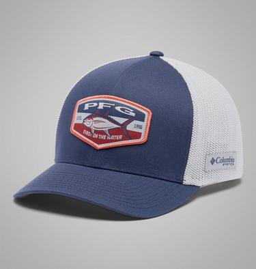 Unisex PFG Patch Mesh Cap, Color: Nocturnal, Cool Grey, Big Badge Tuna, image 1
