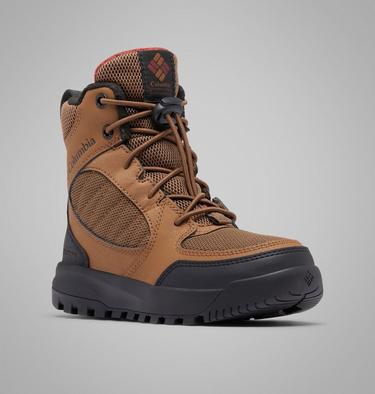 Youth Portlander Omni-Heat Waterproof Winter Boot, Color: Light Brown, Spice, image 3