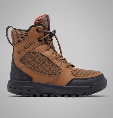 Youth Portlander Omni-Heat Waterproof Winter Boot, Color: Light Brown, Spice, image 1